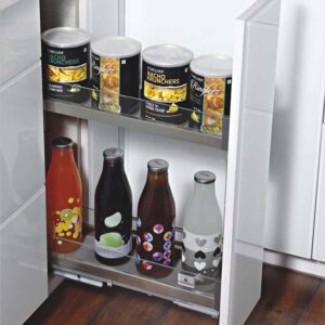 BOTTLE PULLOUT Glass With Anti Skit Mat